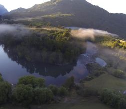 Vista aérea de nuestro lugar en Paso León, Chile